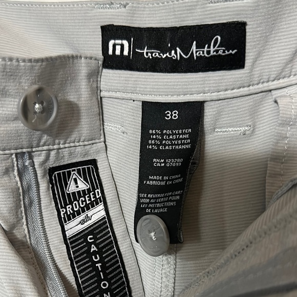 Travis Mathew Gray Flat Front Shorts - Picture 2 of 3